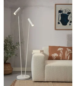 Outlet Vloerlamp Havana - Wit - 30x30x162cm Vloerlampen