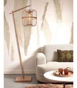 GOOD &MOJO Vloerlamp Hokkaido - Bamboe - 63x36x176cm