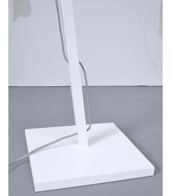 GOOD &MOJO Vloerlamp Ibiza - Bamboe Wit/Naturel - 77x50x150cm