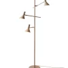Clearance Vloerlamp Izmir - Bruin - 59x42x171cm Vloerlampen