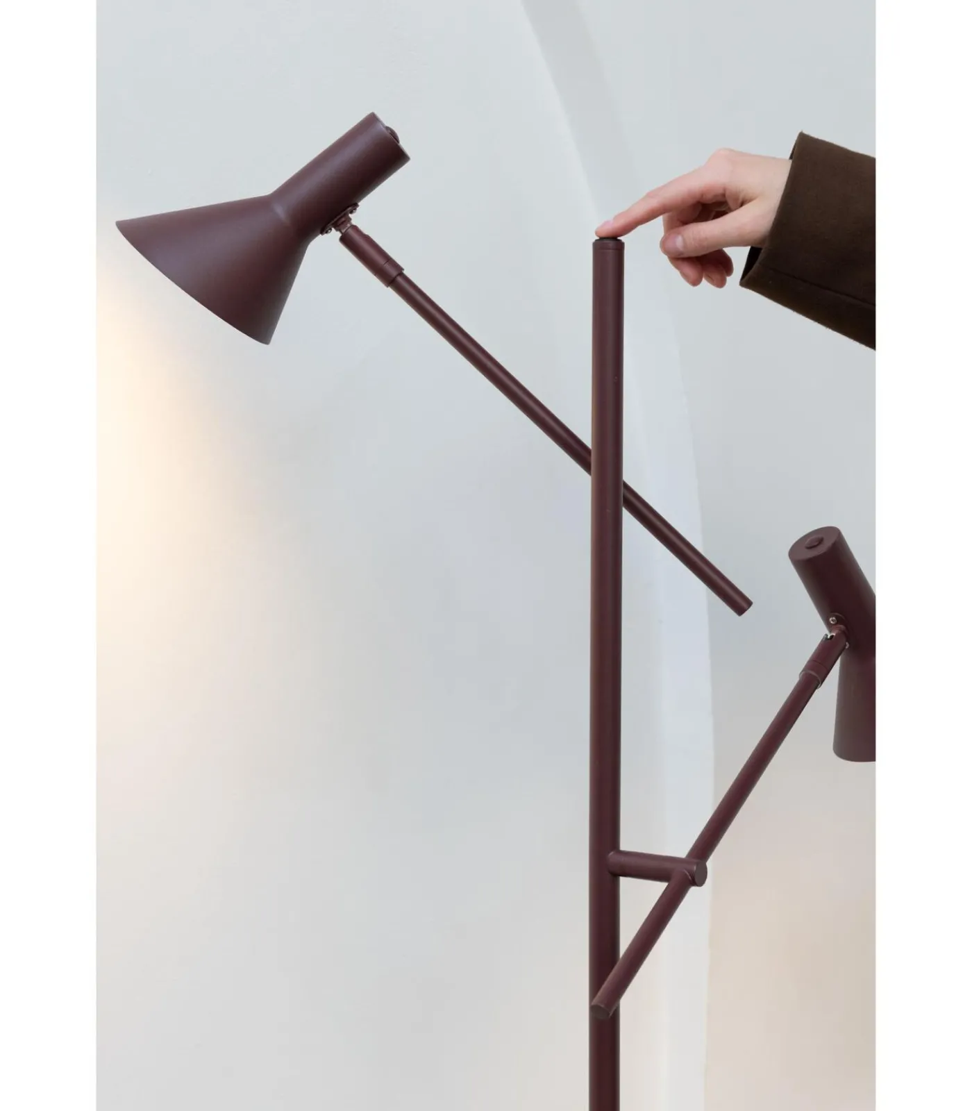 Sale Vloerlamp Izmir - Rood - 59x42x171cm Vloerlampen