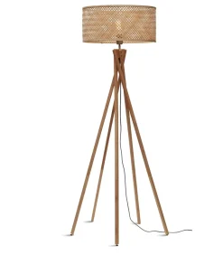 Vloerlamp Java - Bamboe - Ø50x146cm Vloerlampen