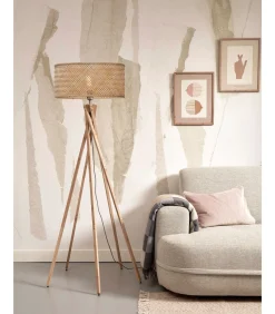 Vloerlamp Java - Bamboe - Ø50x146cm Vloerlampen