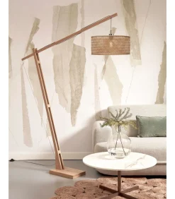 GOOD &MOJO Vloerlamp Java - Bamboe - 175x50x207cm