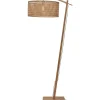 Outlet Vloerlamp Java - Bamboe - 75x50x176cm Vloerlampen