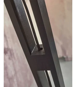 Outlet Vloerlamp Java - Bamboe Zwart/Naturel - 175x50x207cm Vloerlampen