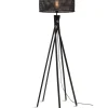 GOOD &MOJO Vloerlamp Java - Bamboe Zwart - Ø50x146cm