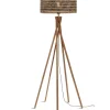 Best Vloerlamp Java - Bamboe/Zwart - Ø50x146cm Vloerlampen