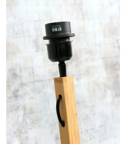 GOOD &MOJO Vloerlamp Java - Bamboe/Zwart - Ø50x158cm