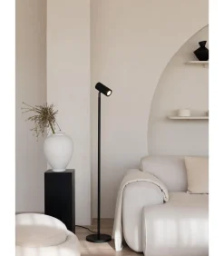 GOOD &MOJO Vloerlamp Java - Zwart - Ø23cm