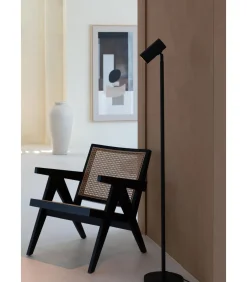 GOOD &MOJO Vloerlamp Java - Zwart - Ø23cm