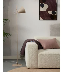 Outlet Vloerlamp Lisbon - Zand - 25x35.5x151cm Vloerlampen