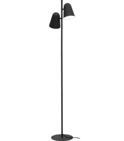 It's about RoMi Vloerlamp Salamanca - Zwart - 28x28x145cm - 2L