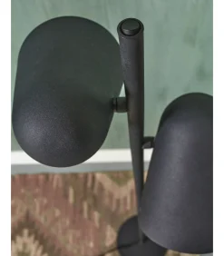 It's about RoMi Vloerlamp Salamanca - Zwart - 28x28x145cm - 2L