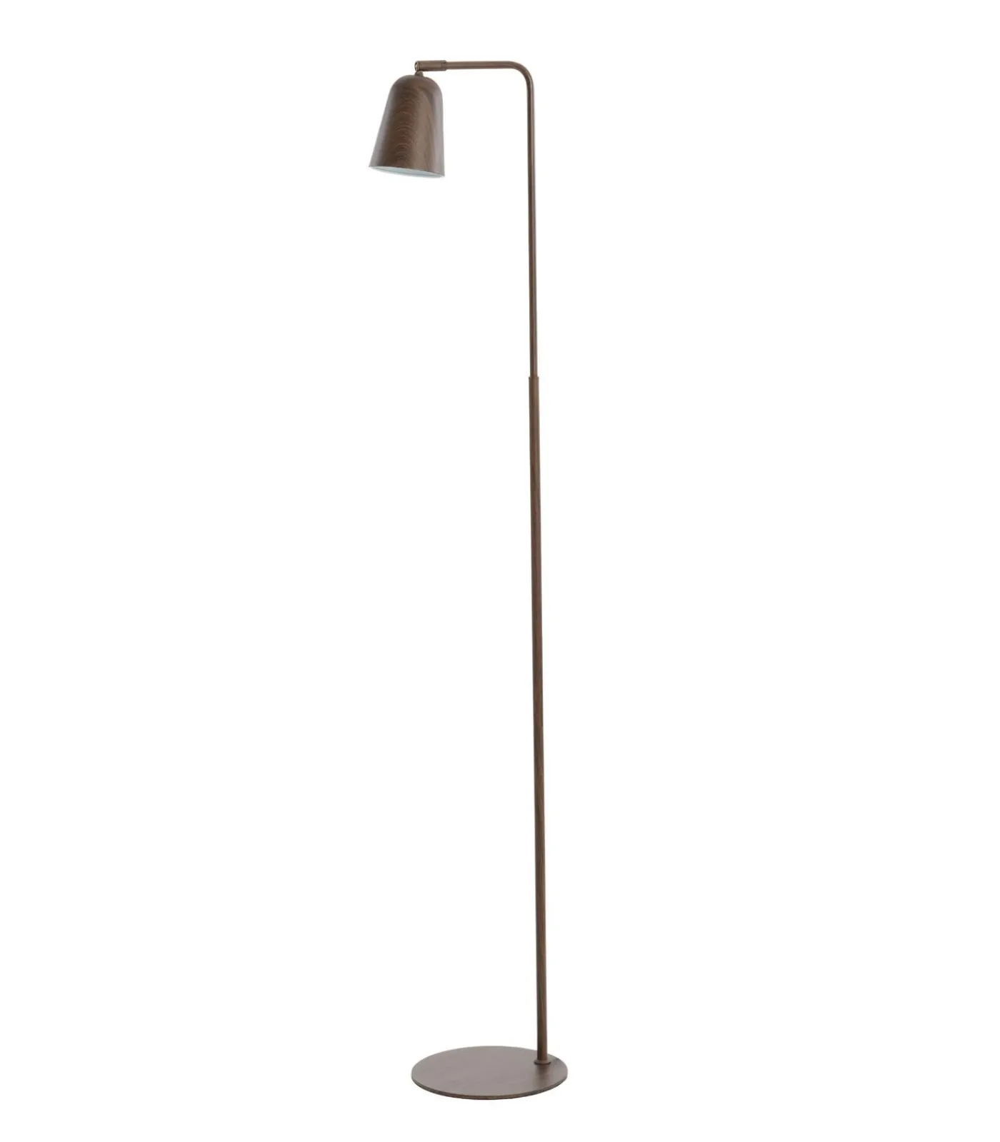 Clearance Vloerlamp Salomo - Bruin - 32.5x23x147cm Vloerlampen