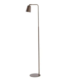 Clearance Vloerlamp Salomo - Bruin - 32.5x23x147cm Vloerlampen