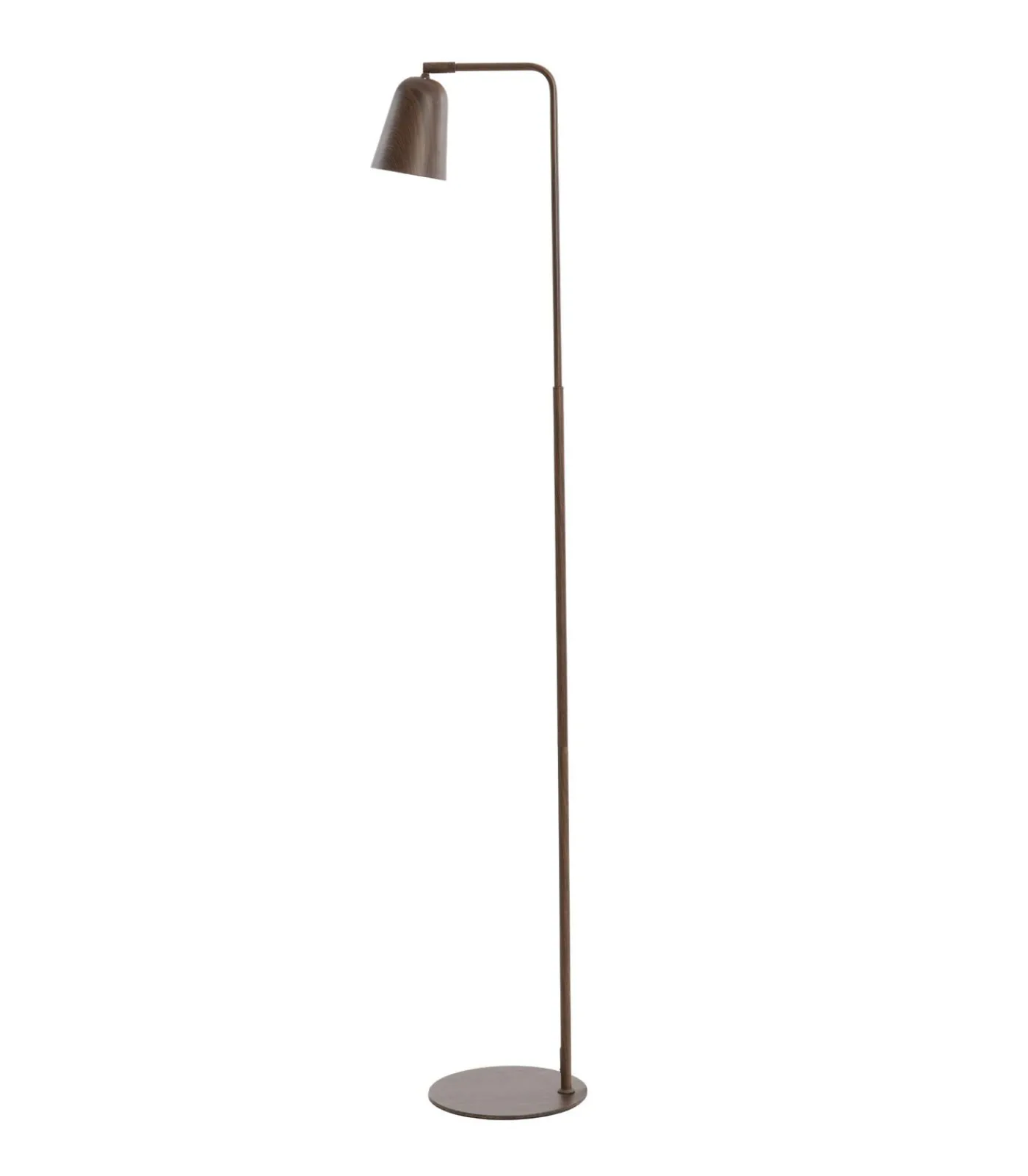 Clearance Vloerlamp Salomo - Bruin - 32.5x23x147cm Vloerlampen