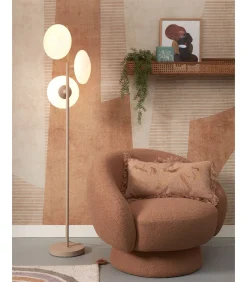 It's about RoMi Vloerlamp Sapporo - Grijs - 32x32x161cm