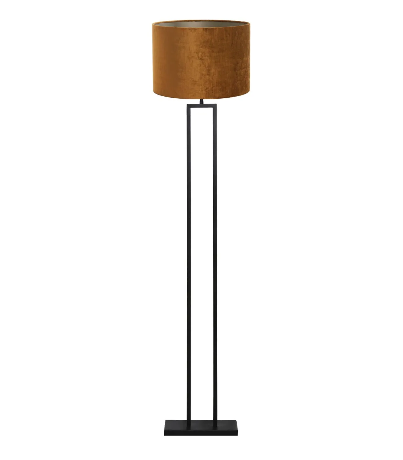 Online Vloerlamp Shiva/Gemstone - Zwart/Goud - Ø40x170cm Vloerlampen