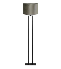 Hot Vloerlamp Shiva/Velours - Zwart/Zwart - Ø40x170cm Vloerlampen