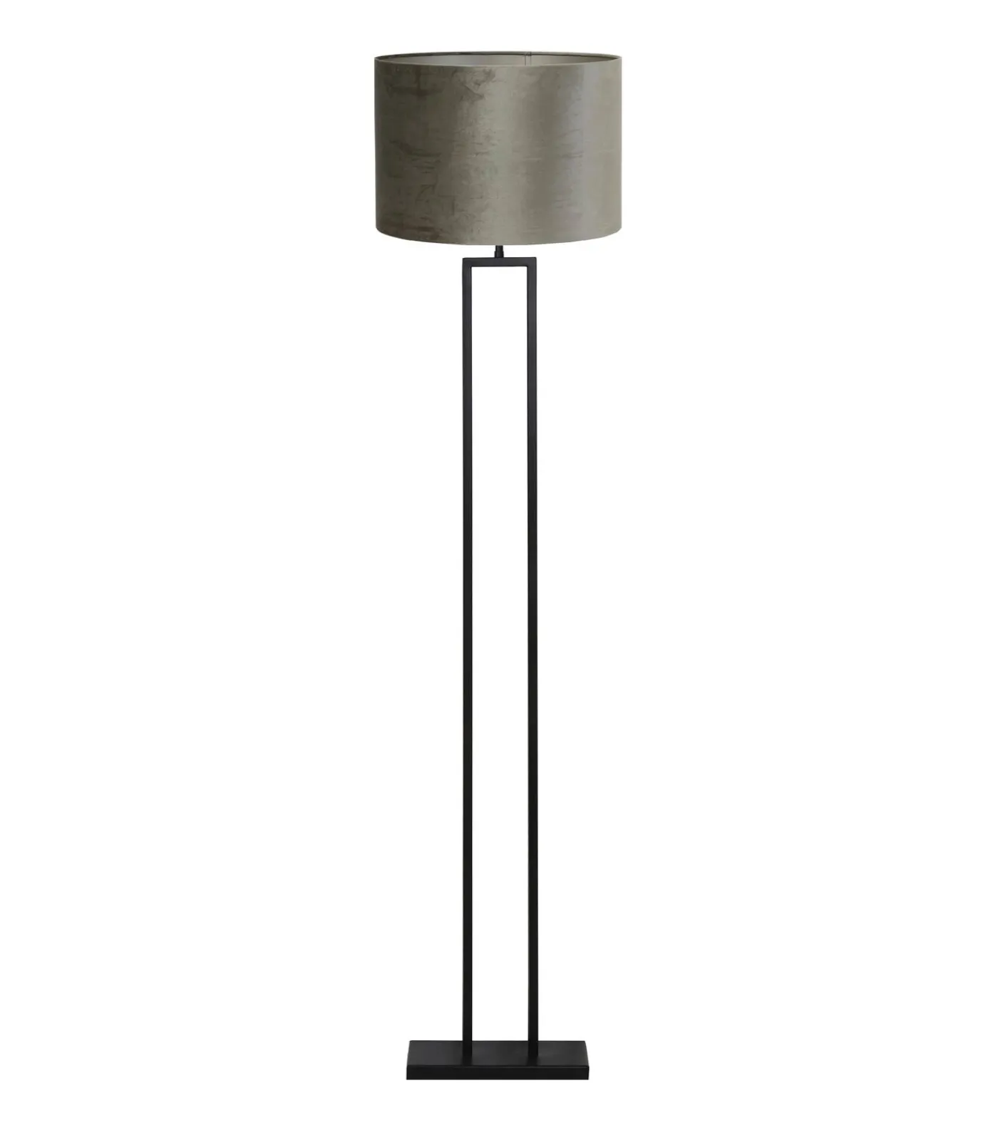 Hot Vloerlamp Shiva/Velours - Zwart/Zwart - Ø40x170cm Vloerlampen