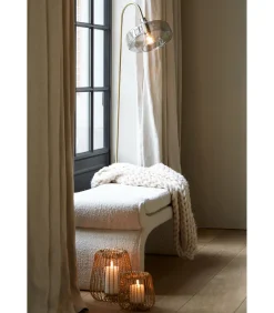 Outlet Vloerlamp Solna - Antiek Brons - 45x29,5x160cm Vloerlampen