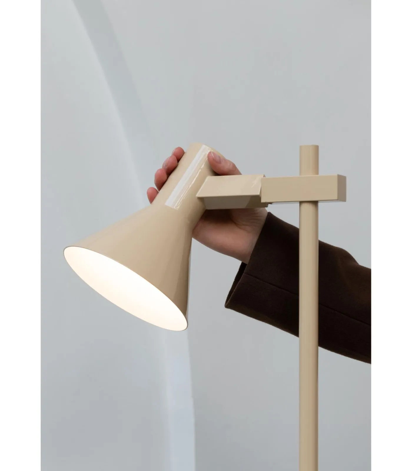 It's about RoMi Vloerlamp Stavanger - Beige - 37x25x146cm