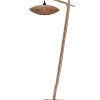 Discount Vloerlamp Tanami - Bamboe/Rotan - 63x40x150cm Vloerlampen
