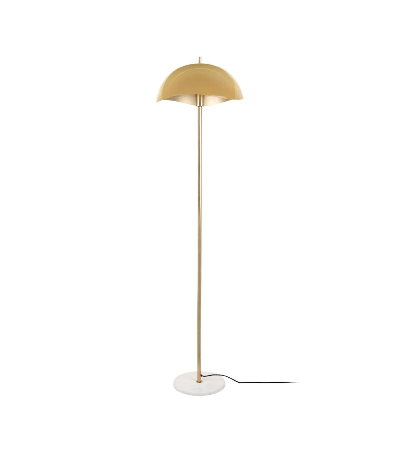 Leitmotiv Vloerlamp Waved - Geel - Ø40cm