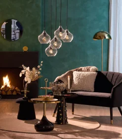 Discount Vloerlamp Waved - Goud - Ø40cm Vloerlampen