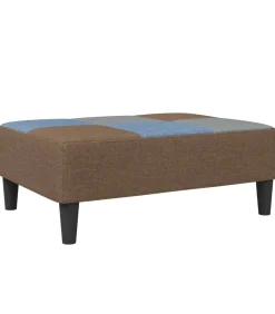 vidaXL Voetenbank patchwork 77x55x31 cm stof