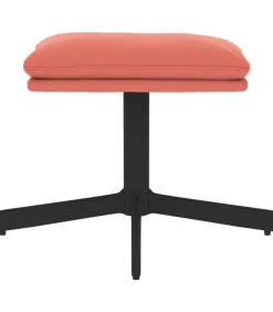 Sale Voetenbank 60x60x36 cm fluweel roze Stoelen