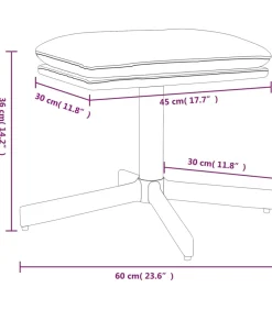 Sale Voetenbank 60x60x36 cm fluweel roze Stoelen