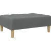 Discount Voetenbank 77x55x31 cm stof donkergrijs Stoelen