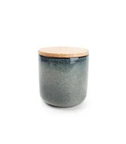 Salt&Pepper Voorraadpot 12xH12cm groen/blauw Meridian
