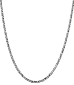 Heren TrendFox Vossenstaart Ketting - 5mm - Zilver Kleurig - Staal