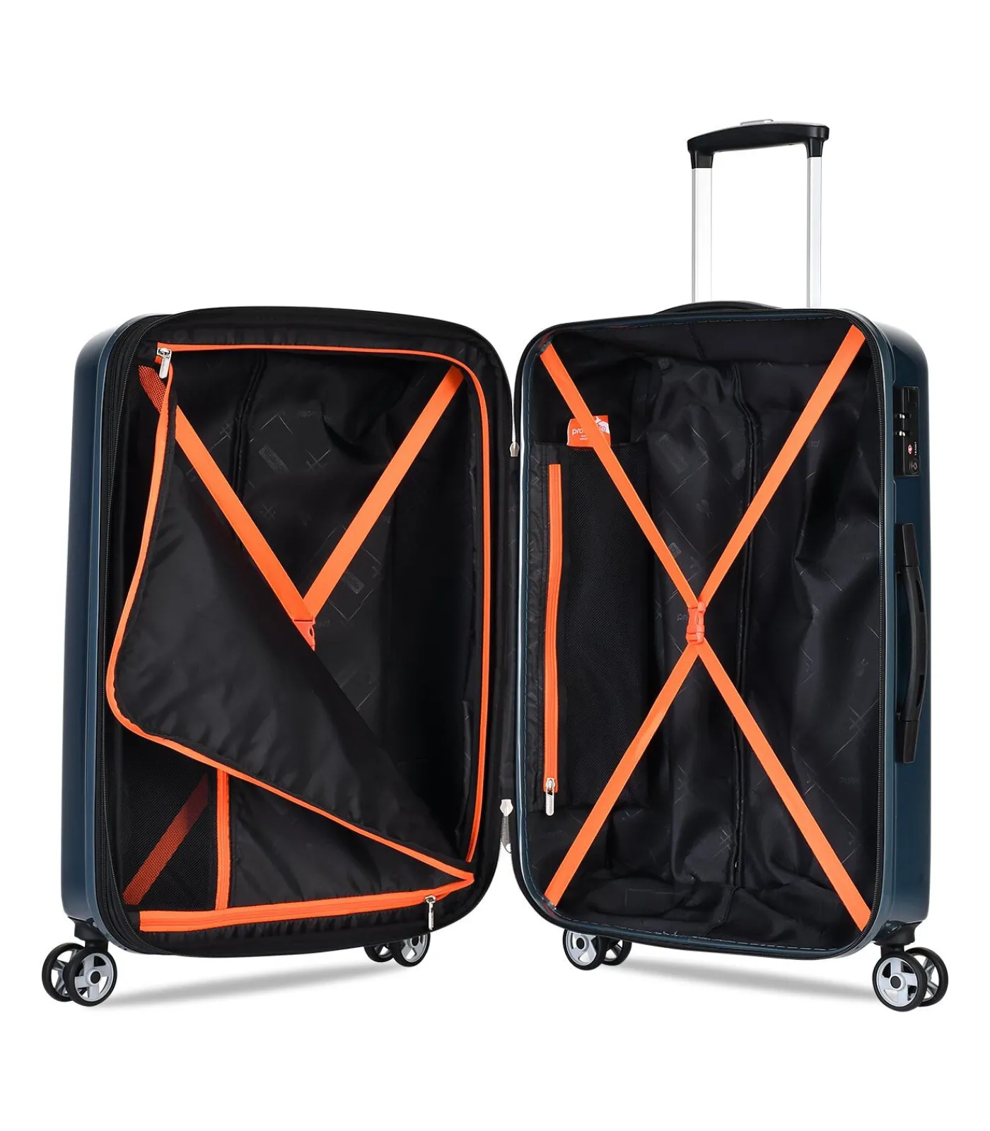 Online Voyager IX Expandable Middelgrote Koffer 4 Wielen Grijze Trolleys