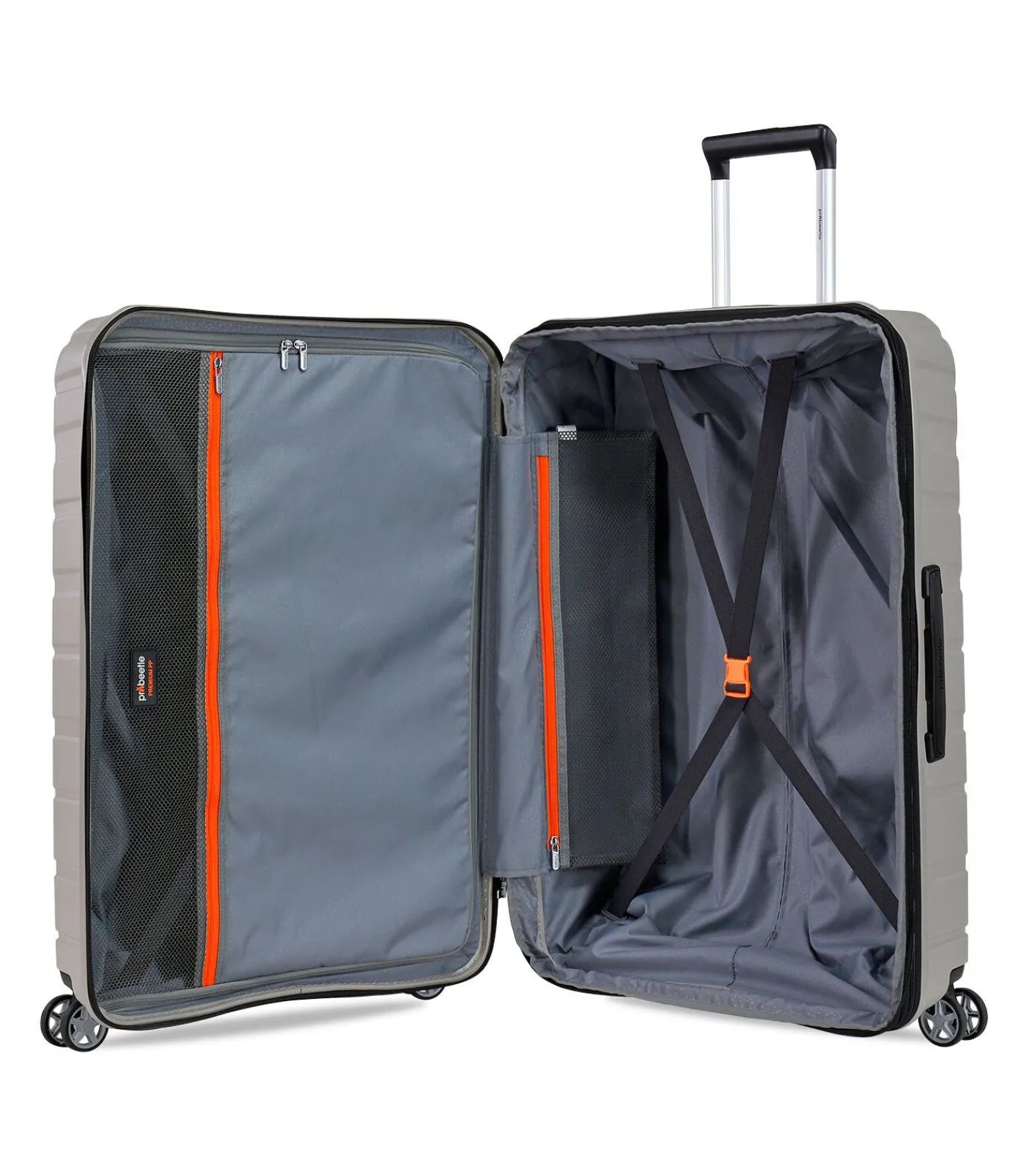 Probeetle by Eminent Voyager XXI Expandable Kofferset 4 Wielen Lichtgrijze