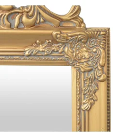vidaXL Vrijstaande spiegel Barok 160x40cm goud