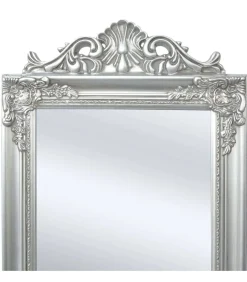vidaXL Vrijstaande spiegel Barok 160x40cm zilver
