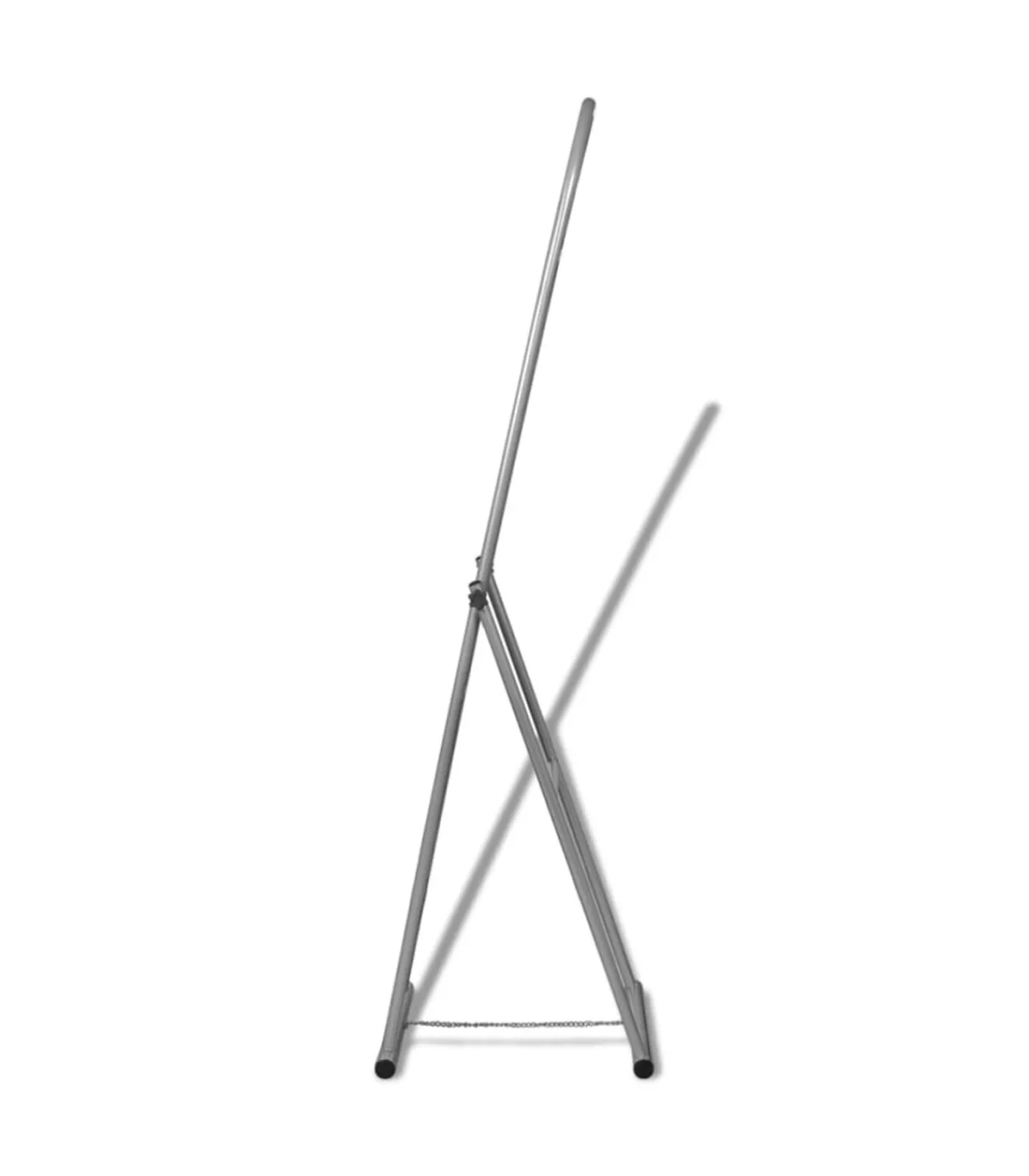 vidaXL Vrijstaande vloerspiegel met volledige lengte rechthoekig grijs