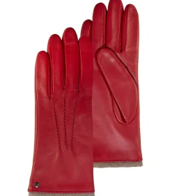 DAMES ISOTONER Vrouwen Warme Leren Klaproos Handschoenen