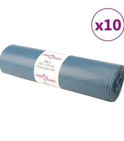 Sale Vuilniszakken 100 st 240 l blauw Manden En Bakken