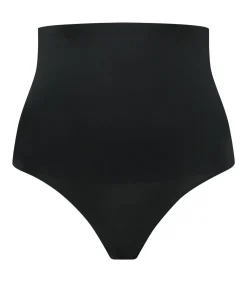 Clearance Waist Control Hoge Taille String | Zwart Xl DAMES Corrigerend Ondergoed