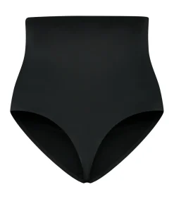 Clearance Waist Control Hoge Taille String | Zwart Xl DAMES Corrigerend Ondergoed