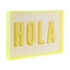 Present Time Wanddecoratie Hola Medium - Geel - 3x31x22cm