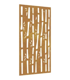 Online Wanddecoratie tuin bamboe-ontwerp 105x55 cm cortenstaal Decoratie