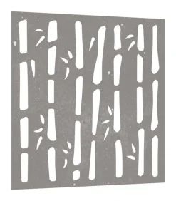 Sale Wanddecoratie tuin bamboe-ontwerp 55x55 cm cortenstaal Decoratie