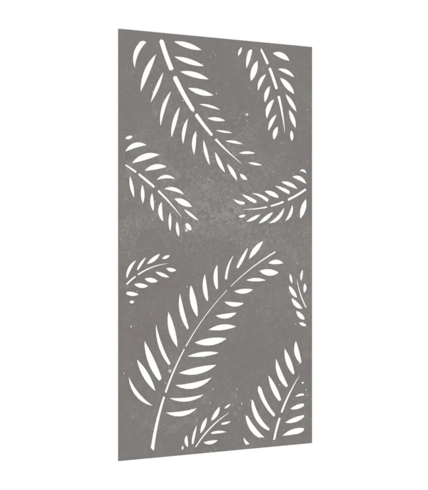 Clearance Wanddecoratie tuin bladontwerp 105x55 cm cortenstaal Decoratie