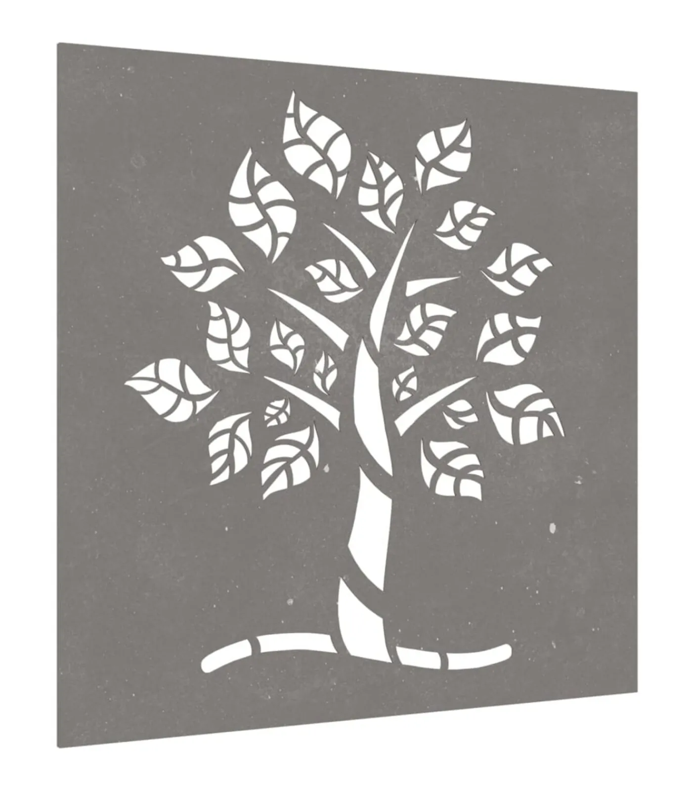 vidaXL Wanddecoratie tuin boomontwerp 55x55 cm cortenstaal